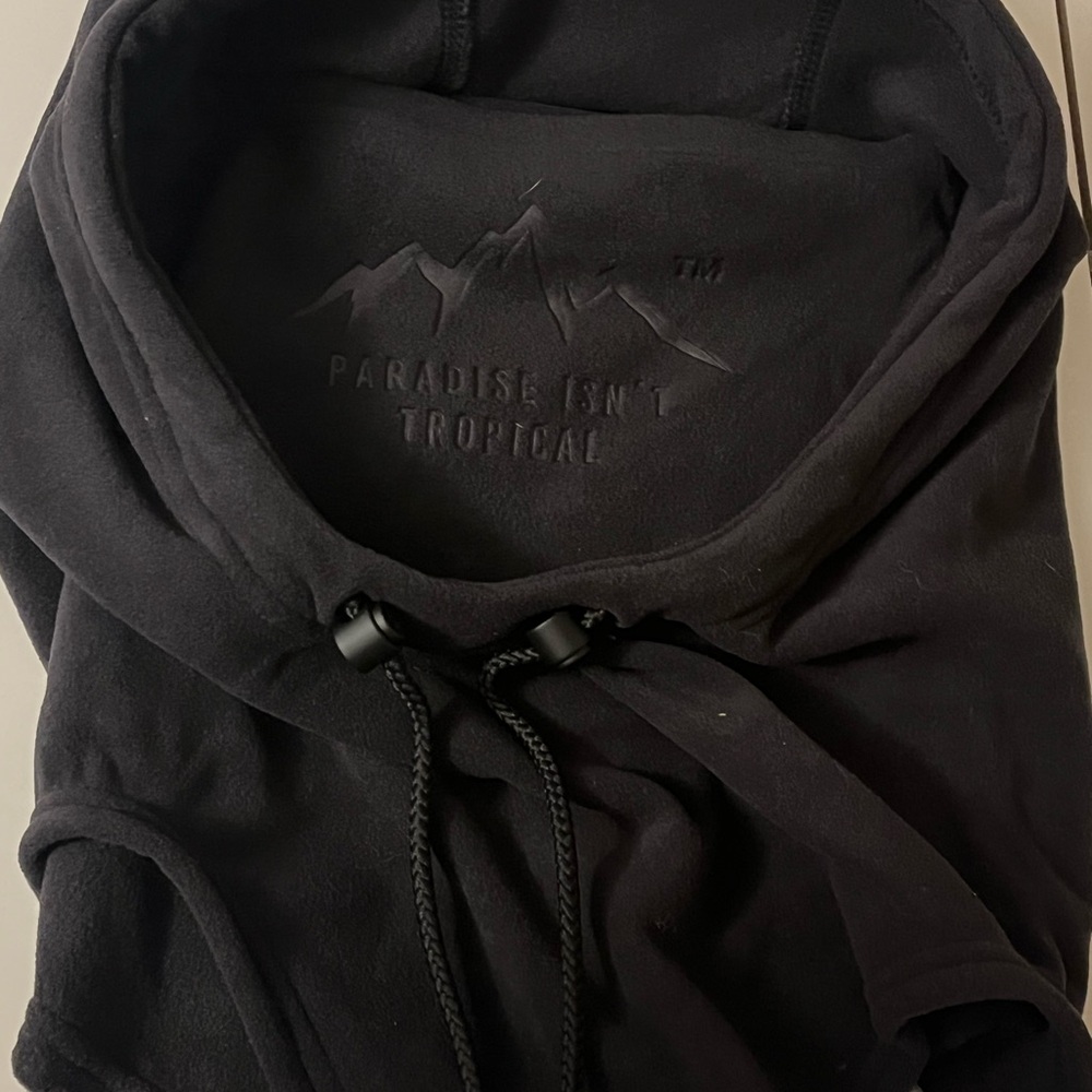 Dope Black Cozy Hood II, NWT, one size